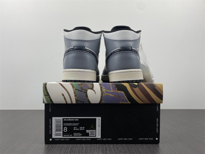 air jordan 1 mid dark grey 554724-170