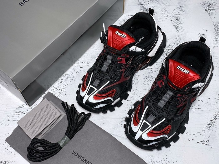 balen sneaker tess.s.gomma 4.0 red black 570391 w2gn7 2010
