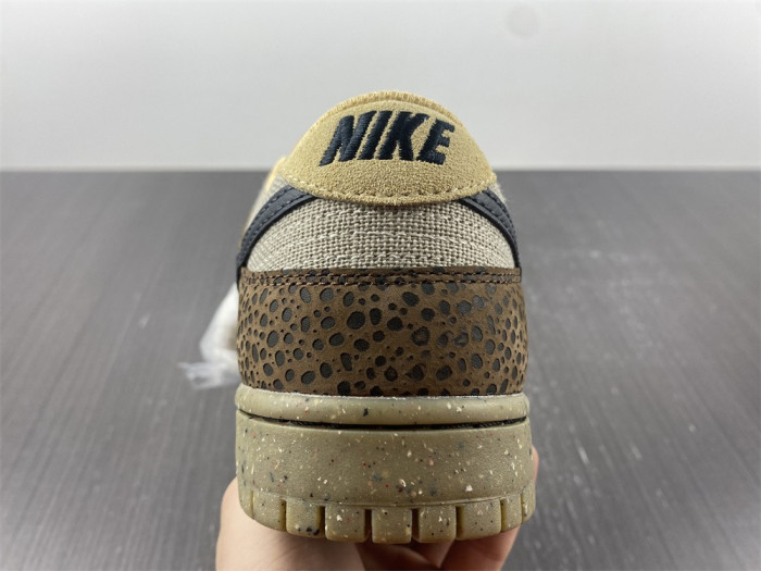 nike dunk low safari golden moss dx2654-200