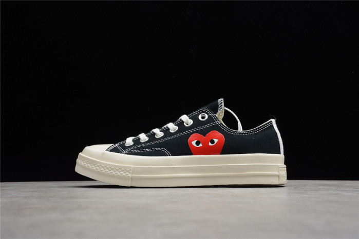 converse chuck taylor all-star 70s ox comme des garcons play black 150206c