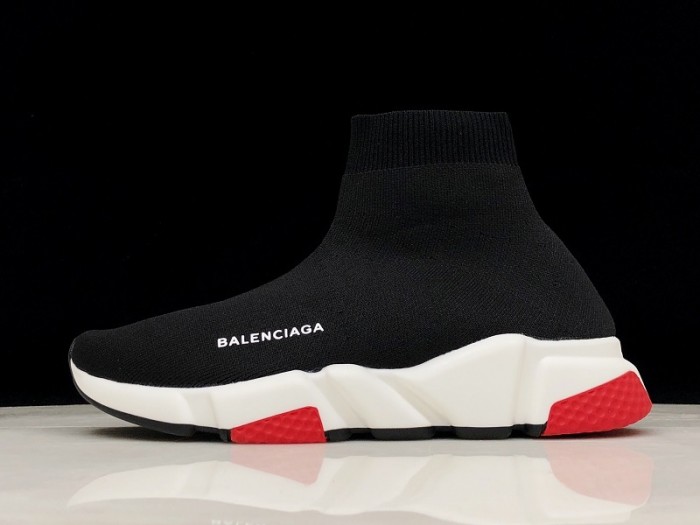balen speed stretch-knit mid sneakers 494371 w05g0-1000