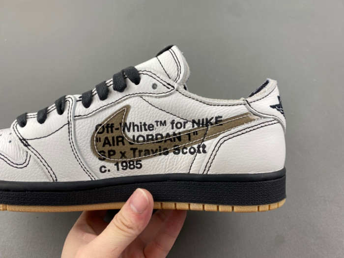 Travis Scott x Air Jordan 1 x LIVV Low Top