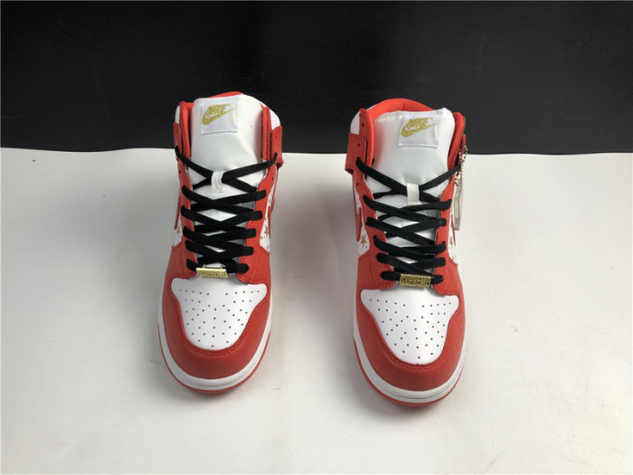 nike dunk high pro sb S*p3eme red stars 307385-161