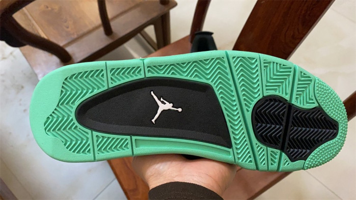 air jordan 4 retro green glow 308497-033