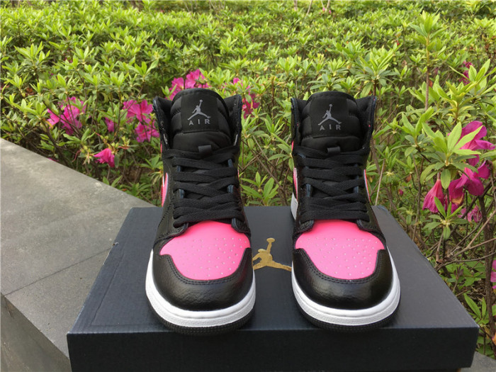 Air Jordan 1 Retro High Black Hyper Pink 332148-019