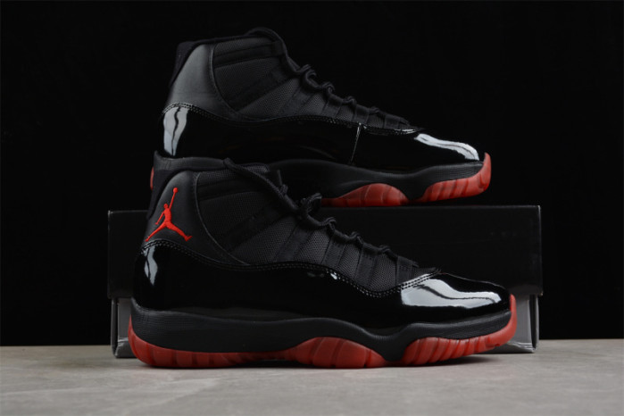 Air Jordan 11 Retro "Black Red" 378037-326