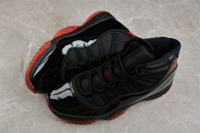 Air Jordan 11 Retro "Black Red" 378037-326