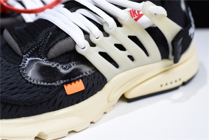 of x nike air presto black/black-muslin aa3830-001