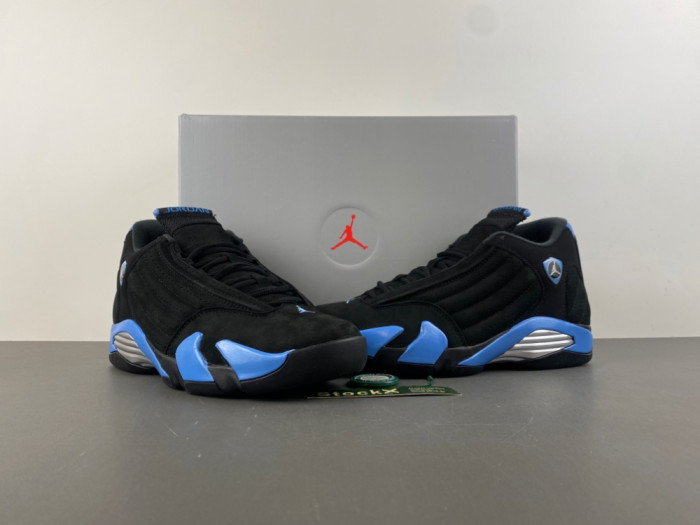 Air Jordan 14 Black University Blue 487471-002