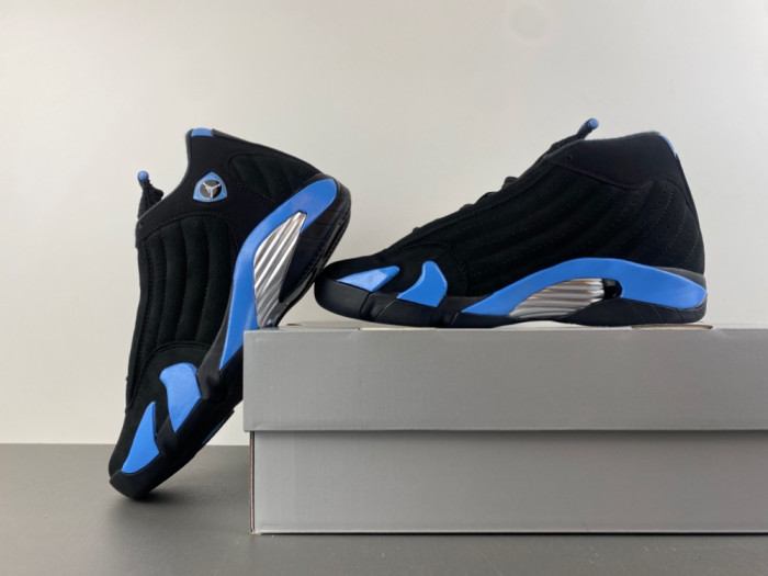 Air Jordan 14 Black University Blue 487471-002