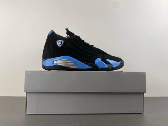 Air Jordan 14 Black University Blue 487471-002