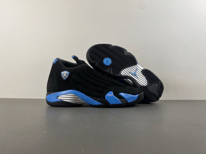 Air Jordan 14 Black University Blue 487471-002