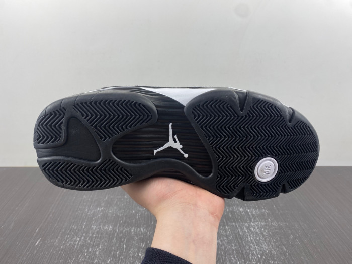 air jordan 14 “black/white/university red” 487471-016