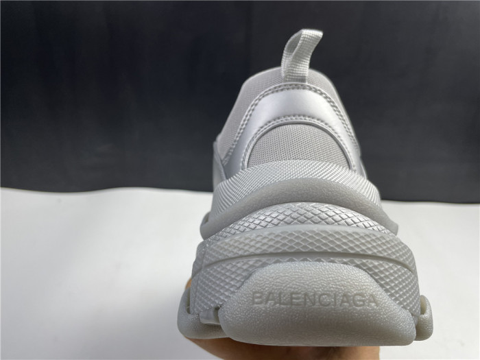 balen triple s sneaker silver 536737 w2fs2 8100