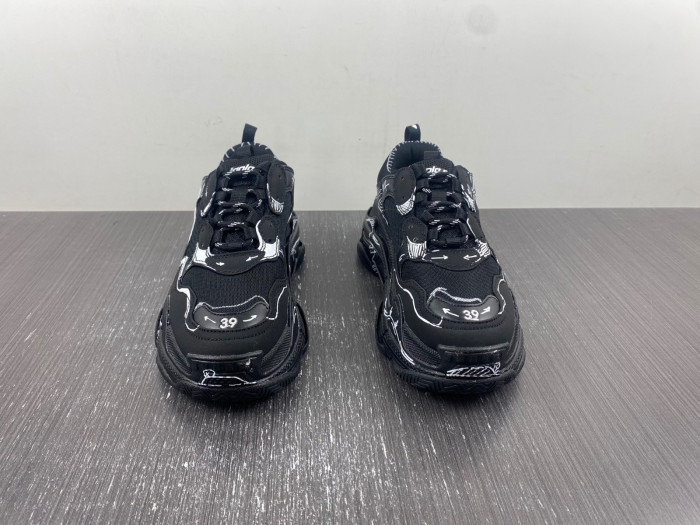 balen triple s black 536737 w2fw6 0102