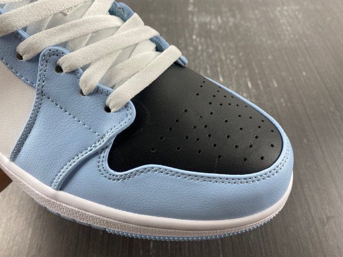 air jordan 1 mid ice blue (gs) 555112-401