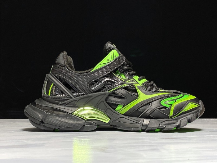 balen sneaker tess.s.gomma 4.0 green black 570391 w2gn7 2013