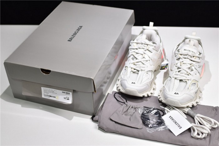 balen track led trainers 3.0 light grey/white 542023 w1gb7 6509