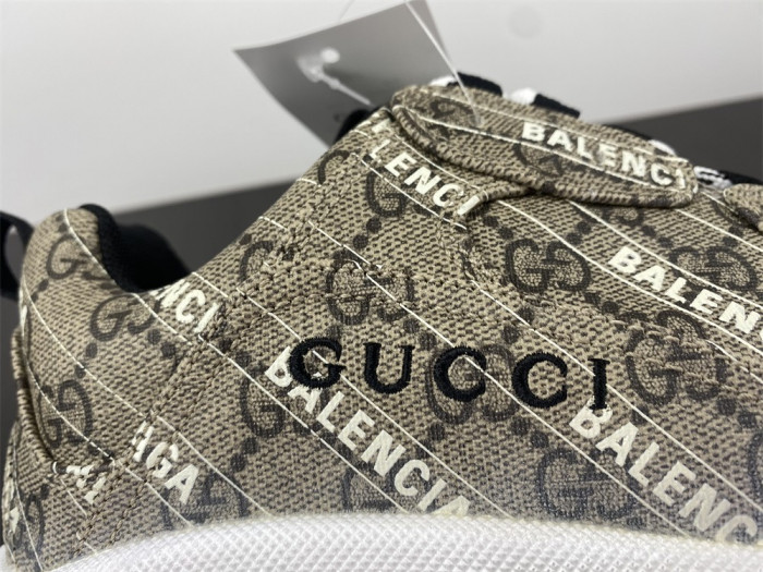 gu x balen the hacker project triple s beige 68106 6ulz10 9795
