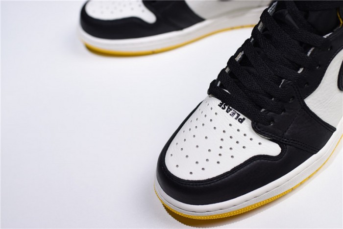 air jordan 1 retro high "not for resale" varsity maize 861428-107