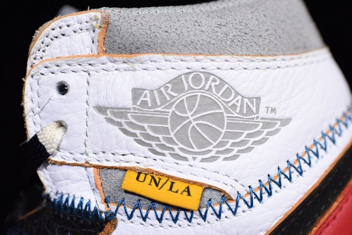 air jordan 1 retro high union los angeles black toe bv1300-106