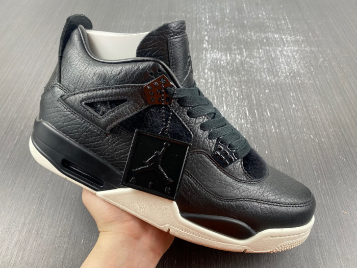 air jordan 4 retro pony hair black 819139-010