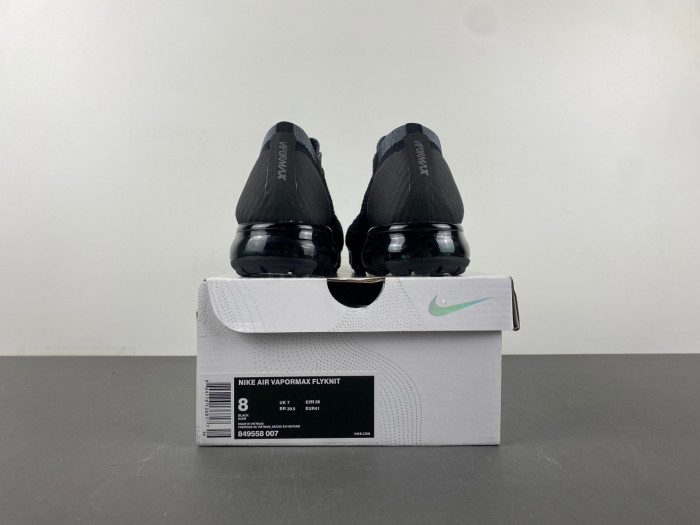 Nike Air VaporMax Flyknit Black Dark Grey 849558-007