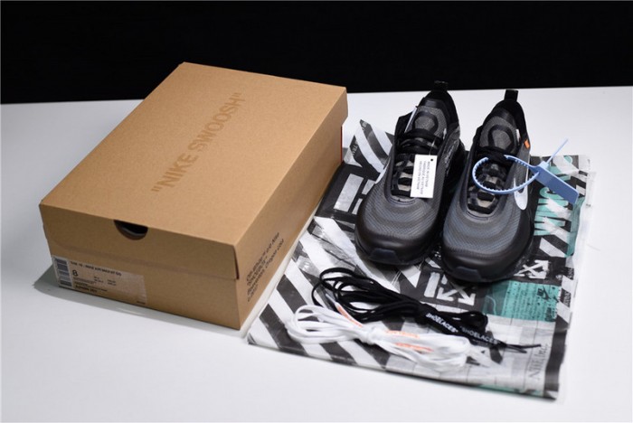 of x nike air max 97 black aj4585-001