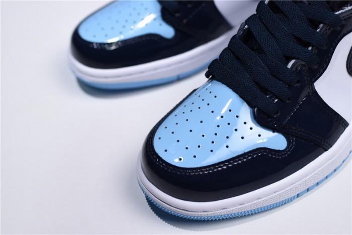 air jordan 1 unc blue chill patent leather cd0461-401