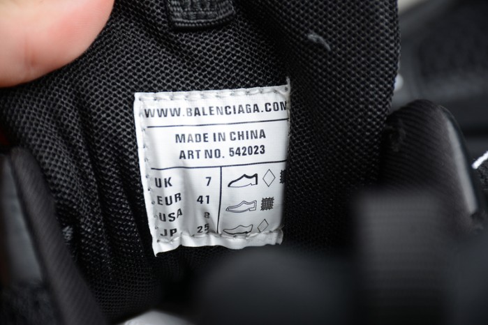 balen sneaker tess.s.gomma black fluorescent green 542023 w1gb8 5480