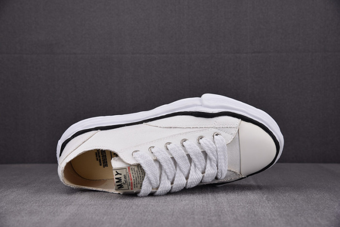 maison mihara yasuhiro canvas sneakers
