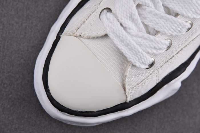 maison mihara yasuhiro canvas sneakers