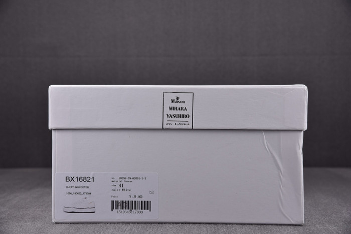 maison mihara yasuhiro canvas sneakers