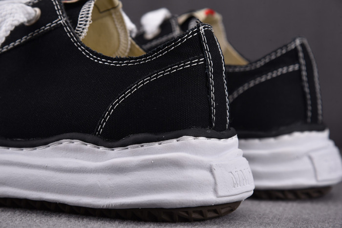 maison mihara yasuhiro canvas sneakers