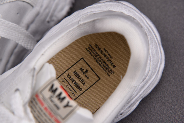 maison mihara yasuhiro canvas sneakers