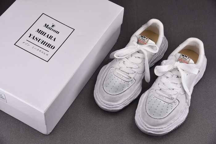 maison mihara yasuhiro canvas sneakers