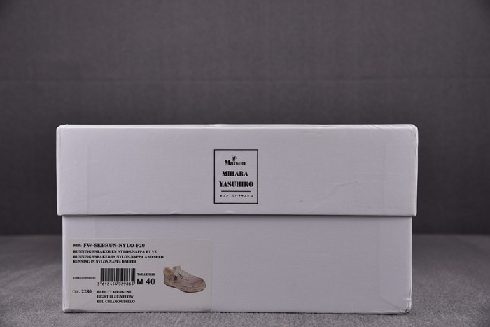 maison mihara yasuhiro canvas sneakers