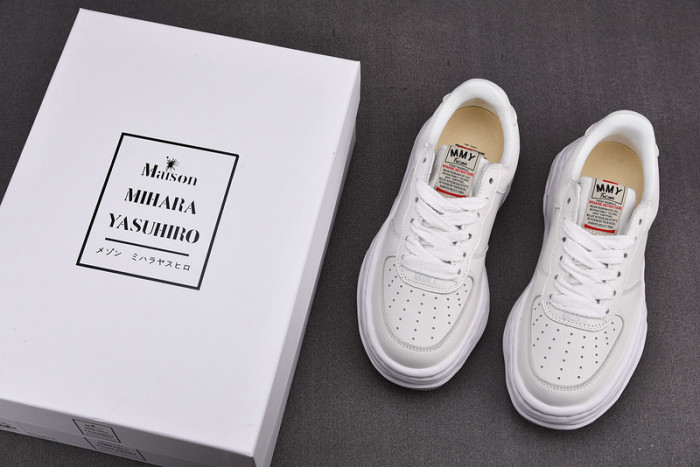 maison mihara yasuhiro canvas sneakers