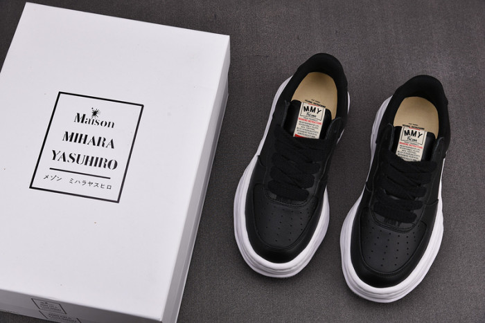 maison mihara yasuhiro canvas sneakers