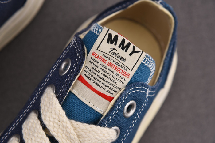 maison mihara yasuhiro canvas sneakers