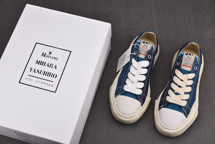 maison mihara yasuhiro canvas sneakers