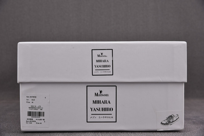 maison mihara yasuhiro canvas sneakers