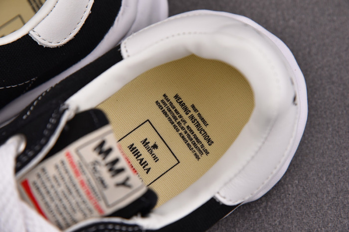 maison mihara yasuhiro canvas sneakers