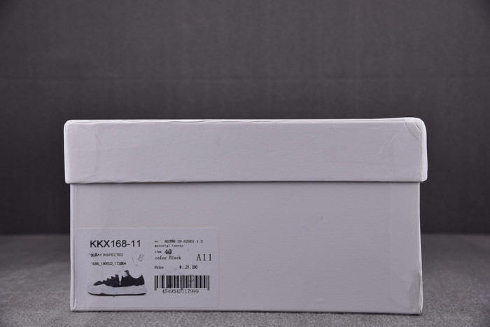 maison mihara yasuhiro canvas sneakers