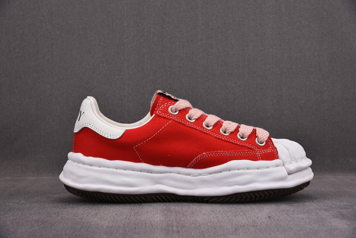 maison mihara yasuhiro canvas sneakers