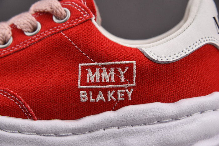 maison mihara yasuhiro canvas sneakers