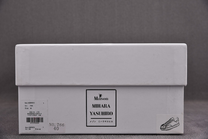 maison mihara yasuhiro canvas sneakers