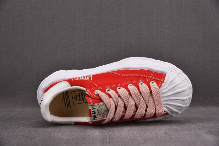 maison mihara yasuhiro canvas sneakers