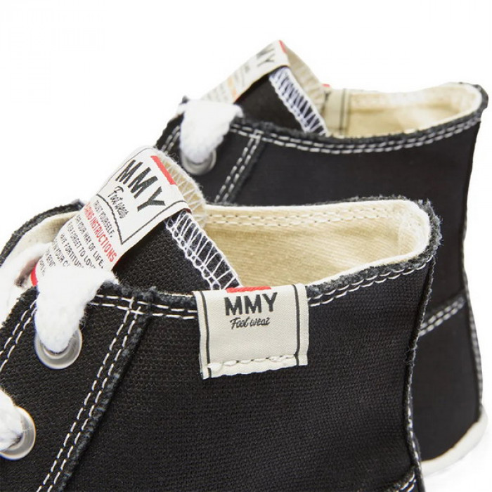 maison mihara yasuhiro high top canvas sneakers