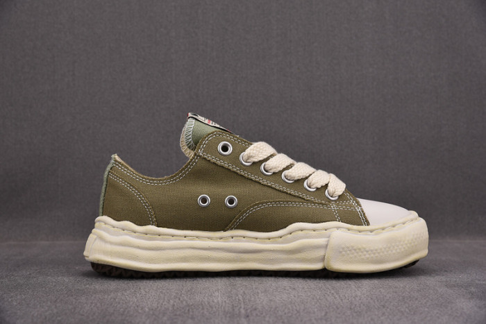 maison mihara yasuhiro canvas sneakers